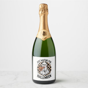 Étiquettes Pour Bouteilles De Vin Mousseux Halloween de la vache des Highlands (2)