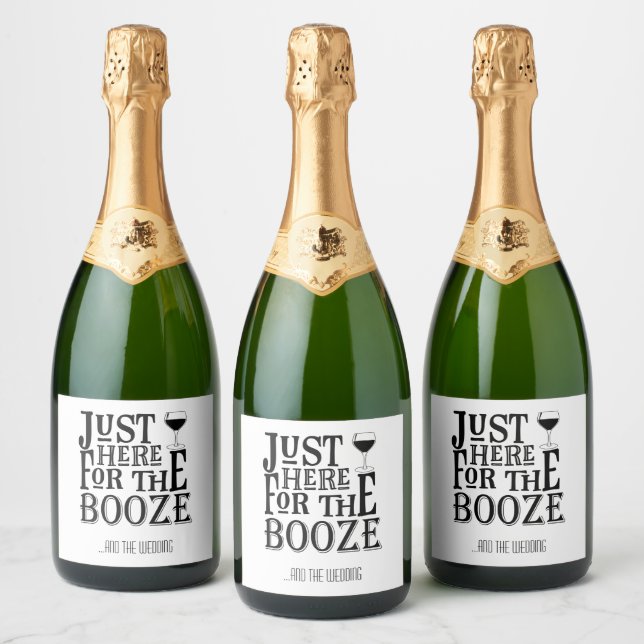 Étiquettes Pour Bouteilles De Vin Mousseux Ici pour la Booze (Bouteilles)