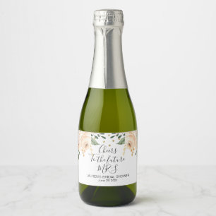 Étiquettes Pour Bouteilles De Vin Mousseux Jeu de Étiquettes de nourriture et de boissons flo