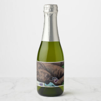 Étiquettes Pour Bouteilles De Vin Mousseux Journée de chien