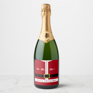 Étiquettes Pour Bouteilles De Vin Mousseux Joyeux Noël - Père Noël - Cadeau pour vous