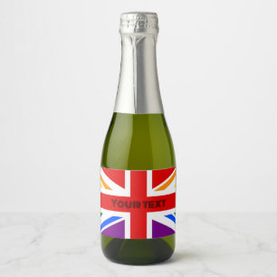 ÉTIQUETTES POUR BOUTEILLES DE VIN MOUSSEUX LGBT UK