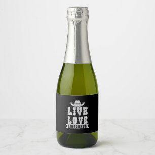 Étiquettes Pour Bouteilles De Vin Mousseux Lien d'amour en direct