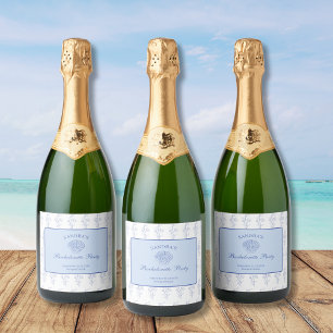 Étiquettes Pour Bouteilles De Vin Mousseux Littoral Grandma Beach Bach Week-end