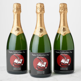 Étiquettes Pour Bouteilles De Vin Mousseux Livre D'Argent Et Qualité