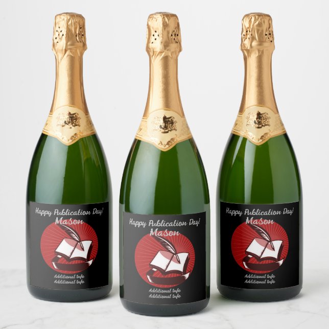 Étiquettes Pour Bouteilles De Vin Mousseux Livre D'Argent Et Qualité (Bouteilles)