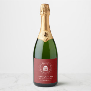 Étiquettes Pour Bouteilles De Vin Mousseux Logo d'entreprise   Name   Site