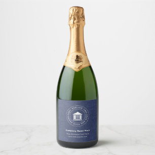 Étiquettes Pour Bouteilles De Vin Mousseux Logo d'entreprise   Name   Site