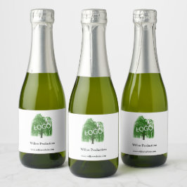 Étiquettes Pour Bouteilles De Vin Mousseux Logo d'entreprise promotionnel Mini entreprise