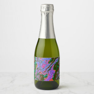 Étiquettes Pour Bouteilles De Vin Mousseux Marbre aigre