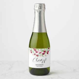Étiquettes Pour Bouteilles De Vin Mousseux Mariage de Cerise Much 