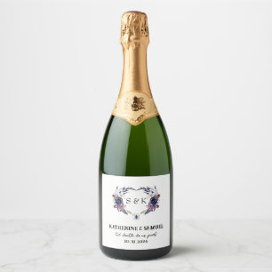 Étiquettes Pour Bouteilles De Vin Mousseux Mariage Halloween