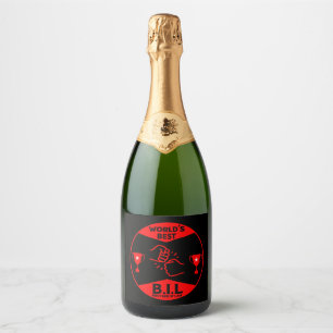 Étiquettes Pour Bouteilles De Vin Mousseux Meilleur beau-frère