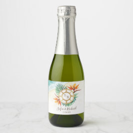 Étiquettes Pour Bouteilles De Vin Mousseux Merci Compass mariage Destination Passport