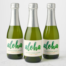Mini Aloha Tropical Mariage Editable