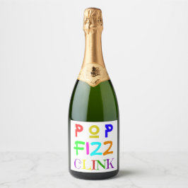 Étiquettes Pour Bouteilles De Vin Mousseux New Year Wine Labels