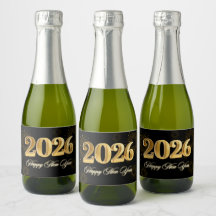 New Year's Eve 2026 Party Gold Glitter
