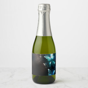 Étiquettes Pour Bouteilles De Vin Mousseux Papillons de nuit