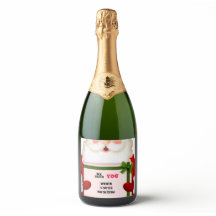 Père Noël drôle, il vous voit quand vous buvez