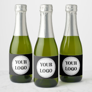 Étiquettes Pour Bouteilles De Vin Mousseux Personnalisé, élégant, moderne et minimal