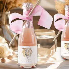 Étiquettes Pour Bouteilles De Vin Mousseux Pop It When She Pops Baby Clothes Douche Favoriser