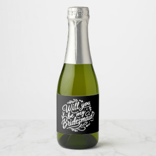 Étiquettes Pour Bouteilles De Vin Mousseux Proposition Mini Champagne