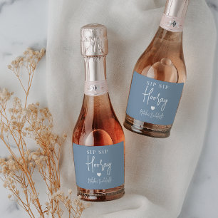 Étiquettes Pour Bouteilles De Vin Mousseux Sip Sip Hooray Bachelorette Party Favoriser