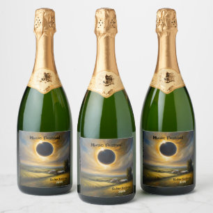 Étiquettes Pour Bouteilles De Vin Mousseux Solar Eclipse Farm Midwest Personnaliser Ensemble 