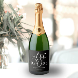 Étiquettes Pour Bouteilles De Vin Mousseux Stylish Still The One Renouvellement de Vœux de Ma