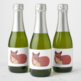 Étiquettes Pour Bouteilles De Vin Mousseux The Fox