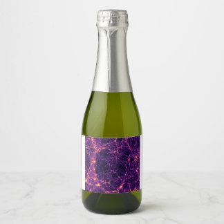 Étiquettes Pour Bouteilles De Vin Mousseux Toile cosmique