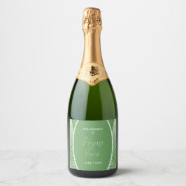 Étiquettes Pour Bouteilles De Vin Mousseux Tropical mariage