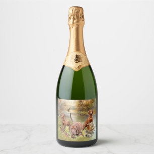 Étiquettes Pour Bouteilles De Vin Mousseux Un aristocrate polyvalent dans la Vizsla hongroise