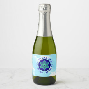 Étiquettes Pour Bouteilles De Vin Mousseux Vœux de Pâque