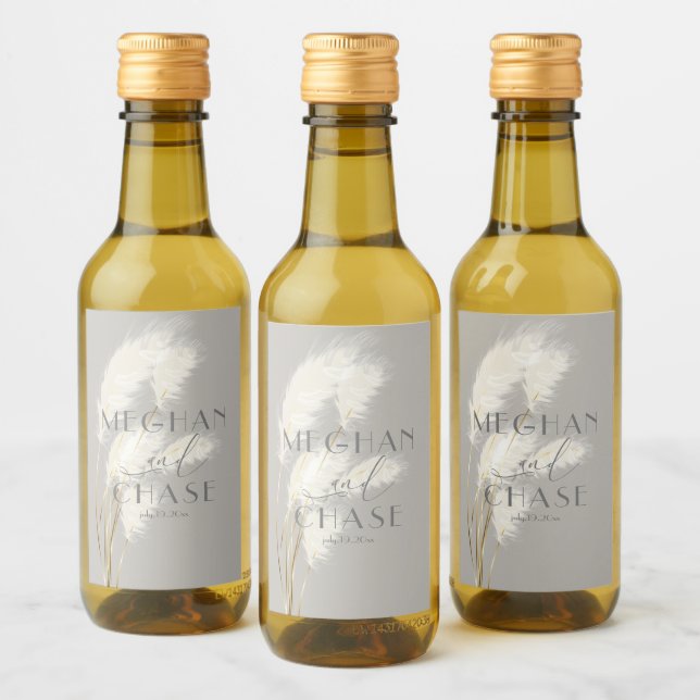 Étiquettes Pour Bouteilles De Vin Pampas Grass (Bouteilles)