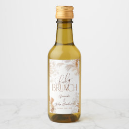 Étiquettes Pour Bouteilles De Vin Pampas Neutre Brunch Bébé