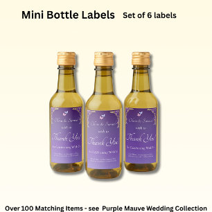 Étiquettes Pour Bouteilles De Vin Petits Étiquettes De Bouteille, Vin De Fleurs Mauv