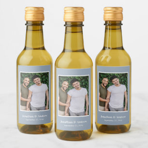 Étiquettes Pour Bouteilles De Vin Photo Mariage LGBTQ