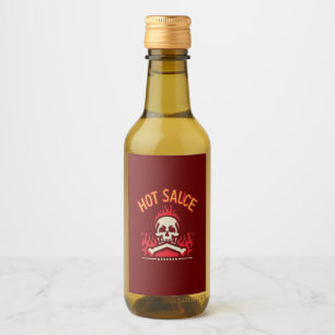 Étiquettes Pour Bouteilles De Vin Sauce chaude chili épicée