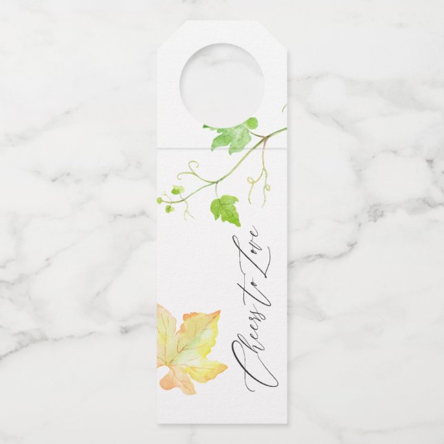 Étiquettes Pour Bouteilles Dégustation de vin à l'amour (Devant)