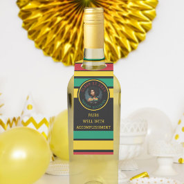 Étiquettes Pour Bouteilles Diplôme de photo panafricain