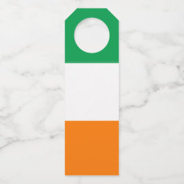 Étiquettes Pour Bouteilles Drapeau de l'Irlande