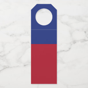 Étiquettes Pour Bouteilles Drapeau du Liechtenstein