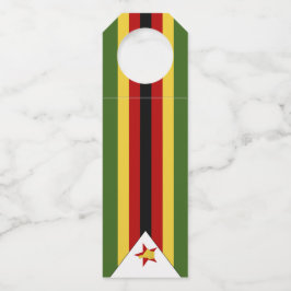 Étiquettes Pour Bouteilles drapeau du Zimbabwe