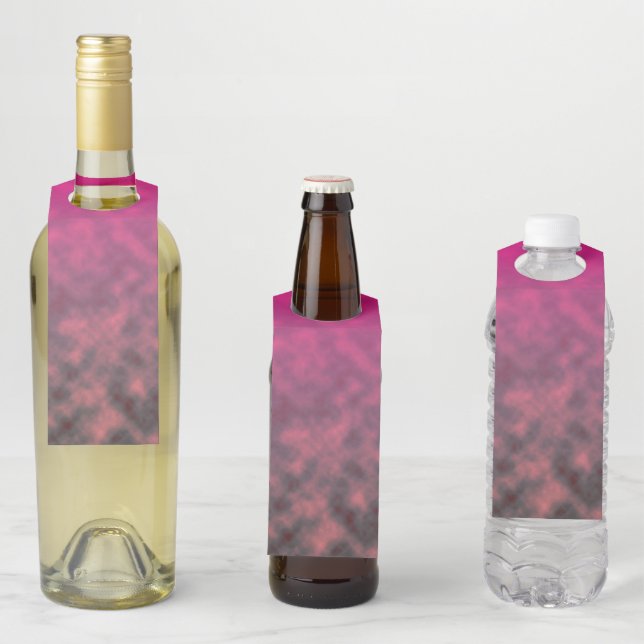 Étiquettes Pour Bouteilles Effondrement des Pétales (En situation)