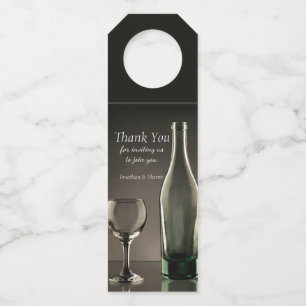 Étiquettes Pour Bouteilles Élégante auberge Cadeau Porte-bouteilles