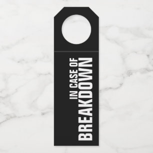Étiquettes Pour Bouteilles EN COQUE DE PETITE DÉCOUVERTE sur noir
