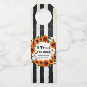 Étiquettes Pour Bouteilles Fête d'Halloween sur mesure - 'Un régal pour Boo'