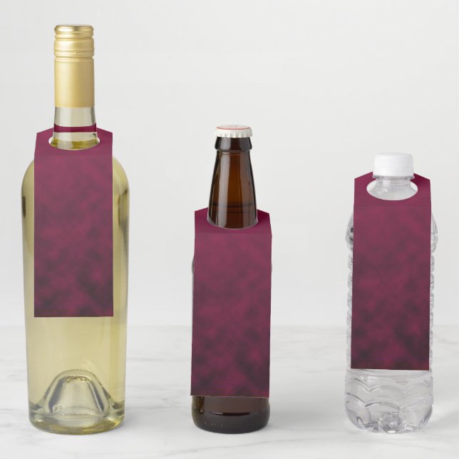 Étiquettes Pour Bouteilles Fleur Écrasée (En situation)
