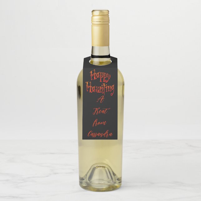 Étiquettes Pour Bouteilles Joyeuse chasse personnalisée (Sur bouteille)